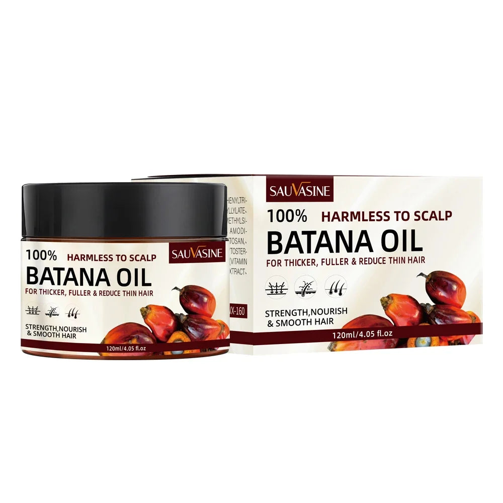 100% Pure Batana Oil Hair Conditioner Natural Hair Treatment Oil for Treating Hair Loss Anti-Breakage Hair