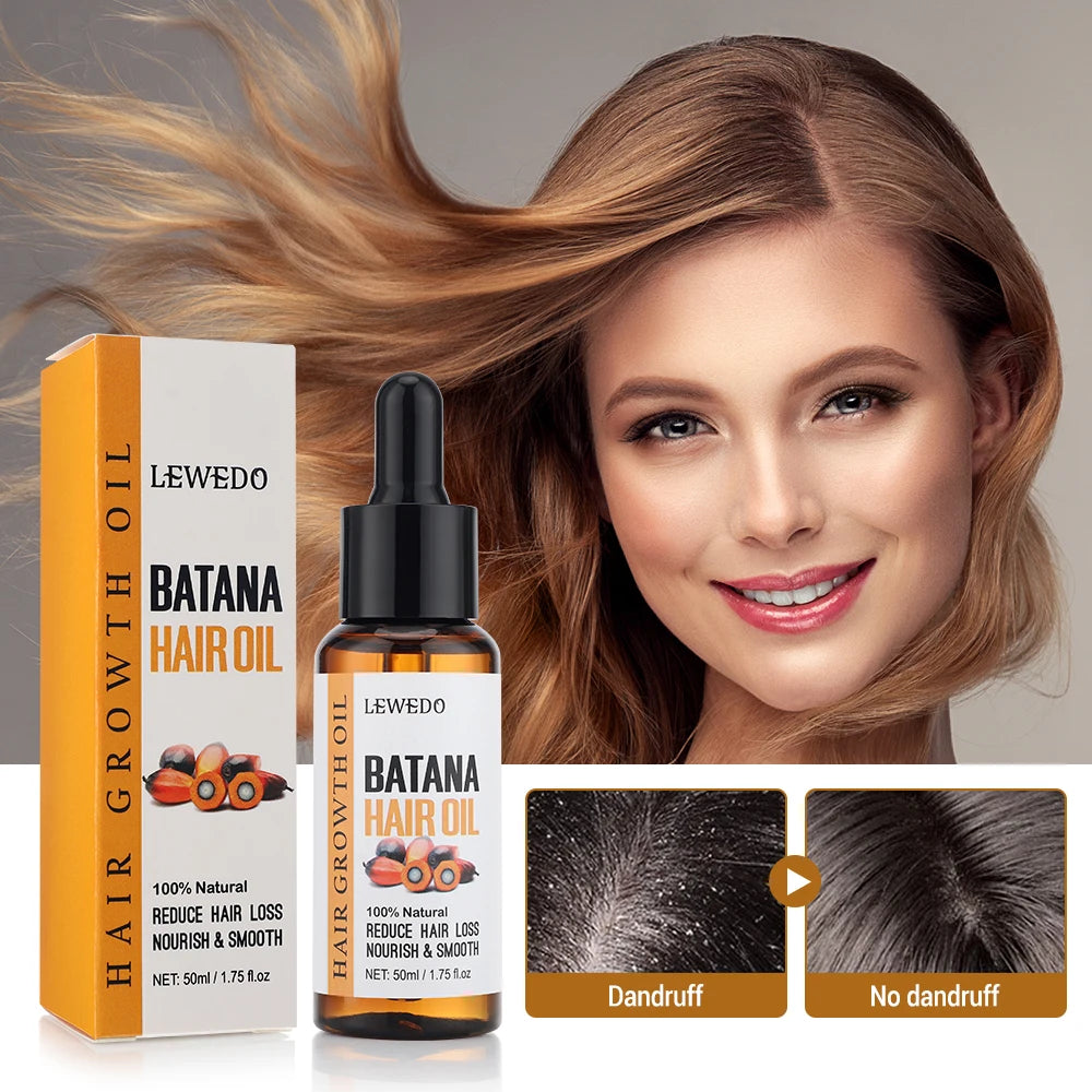 100% Pure Batana Oil Hair Conditioner Natural Hair Treatment Oil for Treating Hair Loss Anti-Breakage Hair