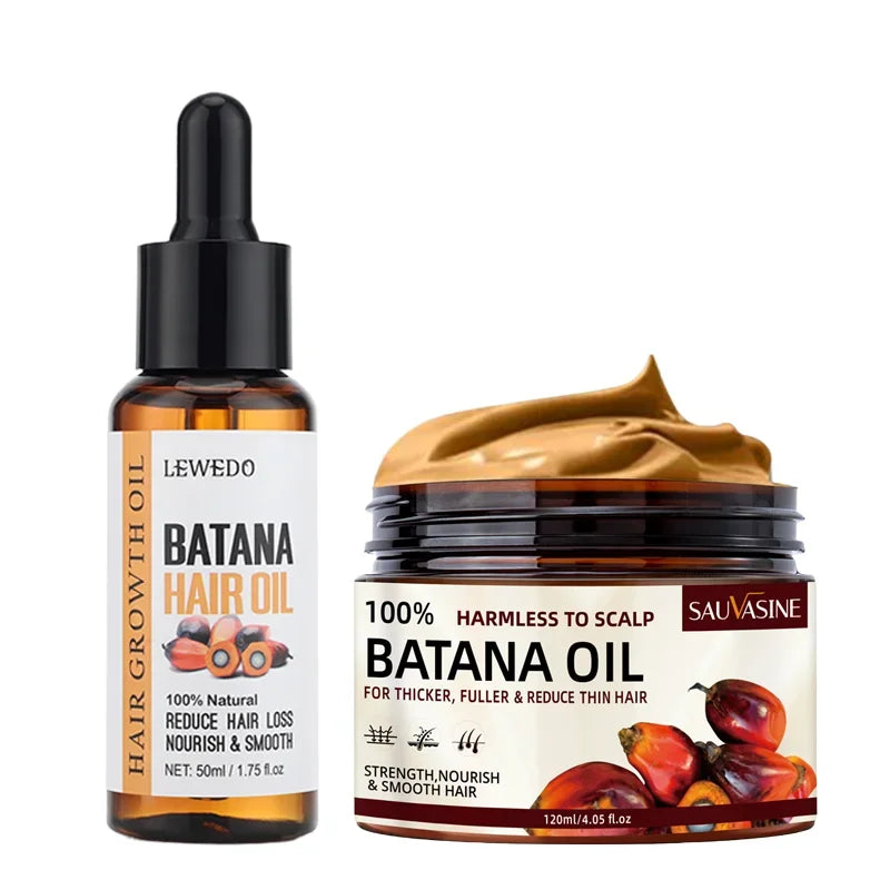 100% Pure Batana Oil Hair Conditioner Natural Hair Treatment Oil for Treating Hair Loss Anti-Breakage Hair