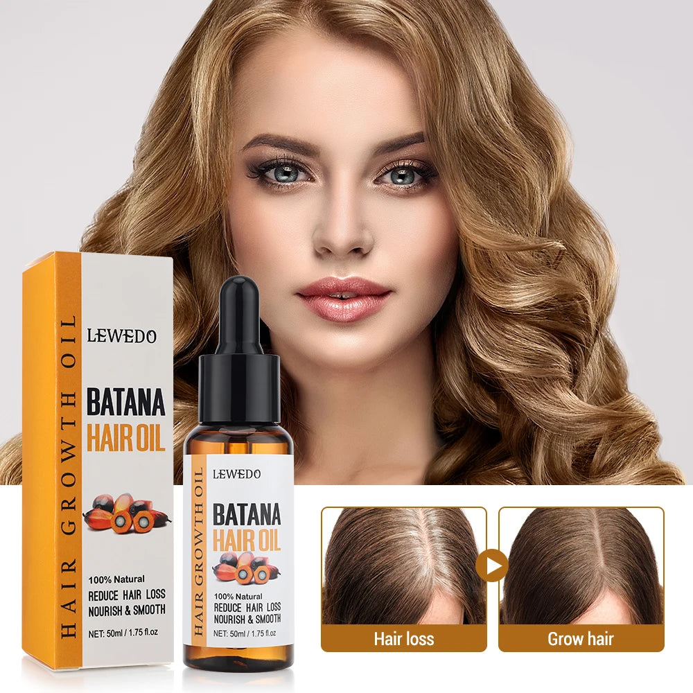 100% Pure Batana Oil Hair Conditioner Natural Hair Treatment Oil for Treating Hair Loss Anti-Breakage Hair